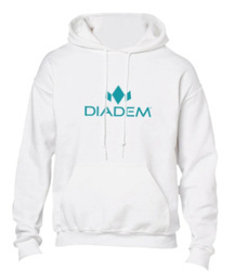 Bluza z kapturem DIADEM biała