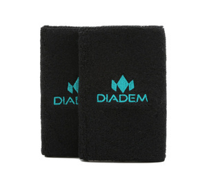 Opaska na nadgarstek DIADEM (2-pak) Double Wide 5" - Czarne