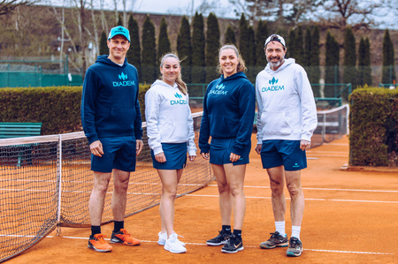 Bluza z kapturem DIADEM granatowa